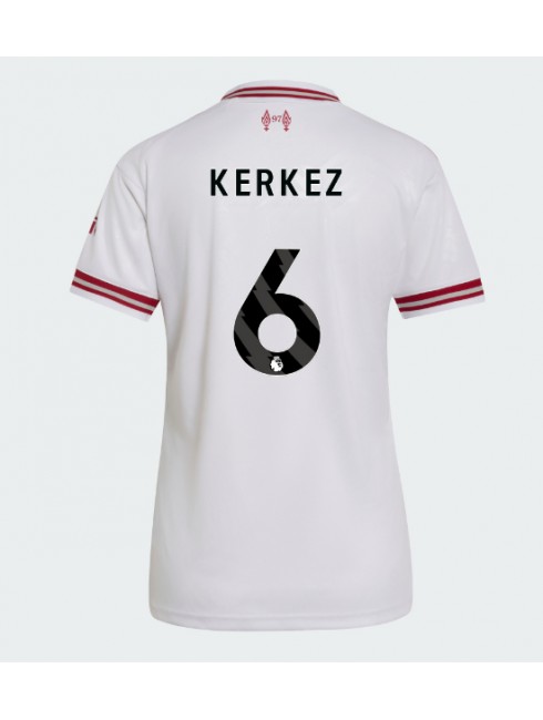 Ženski Nogometna dresi replika Liverpool Milos Kerkez #6 Gostujoči 2026-27 Kratek rokav Ženski Nogometna dresi replika Liverpool Milos Kerkez #6 Gostujoči 2026-27 Kratek rokav